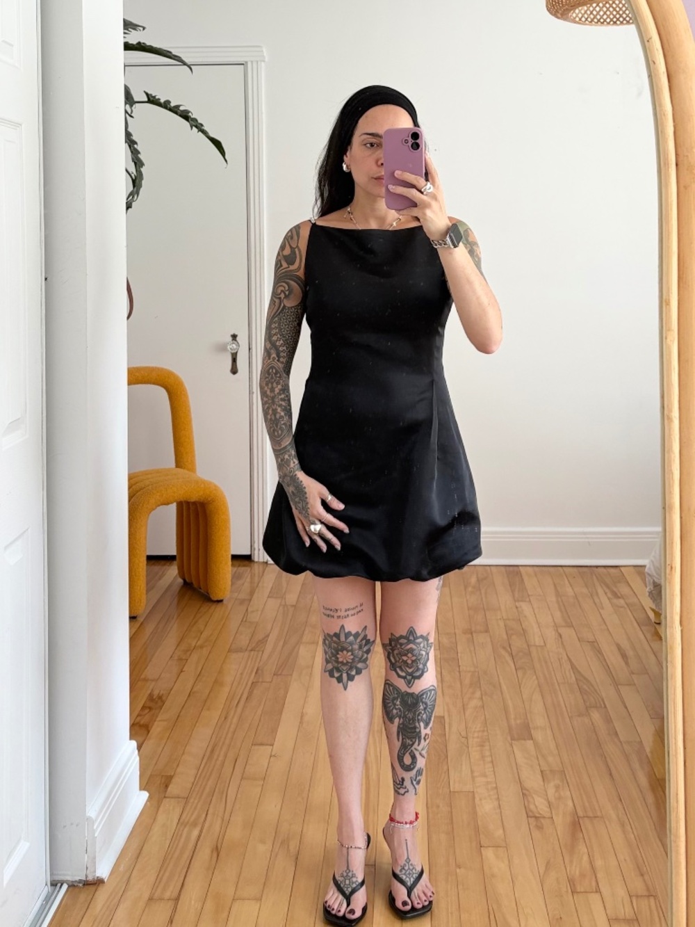 Kourt embellished mini bubble dress